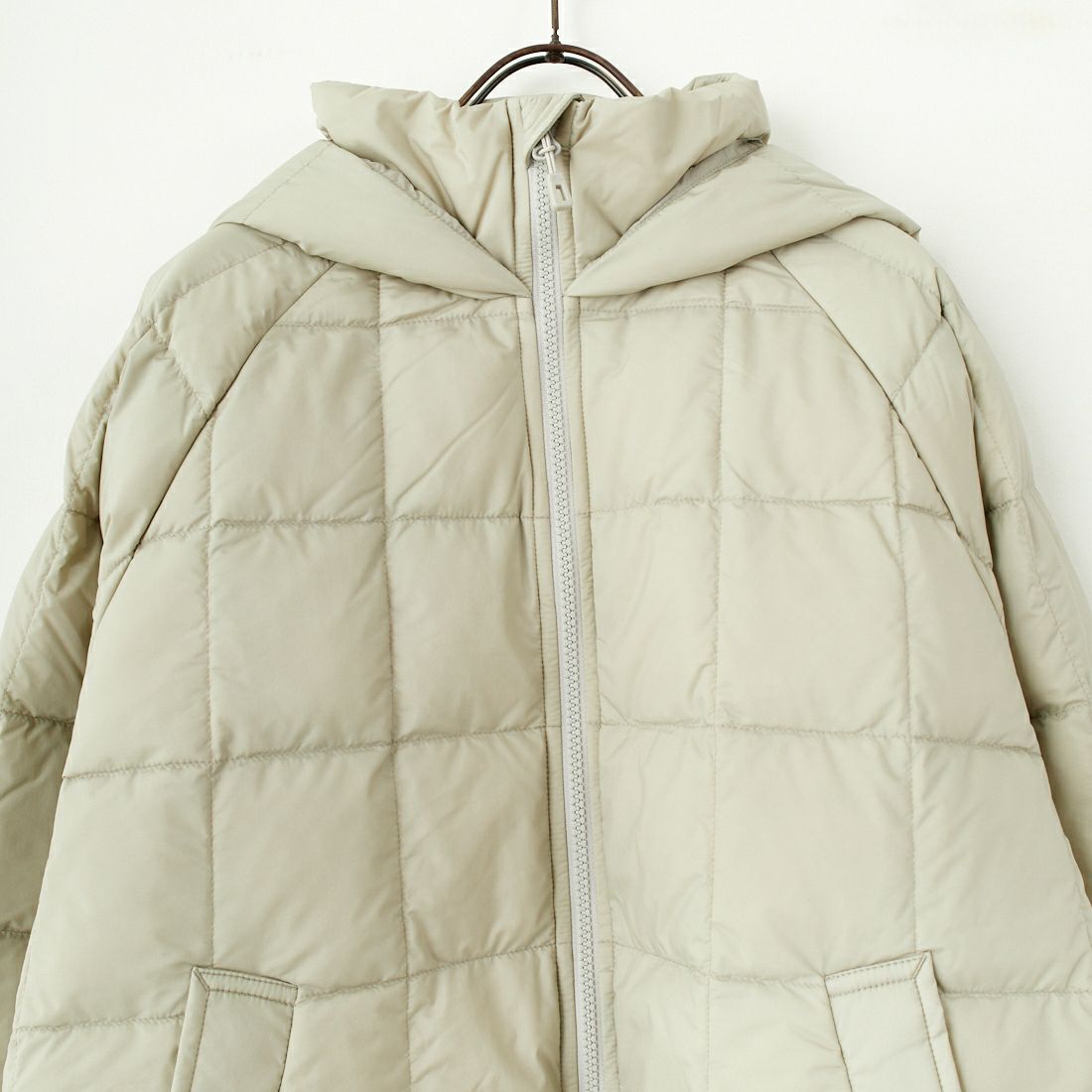 DANTON [ダントン] ダウンフーデッドジャケット [DT-A0567NRP] GREIGE