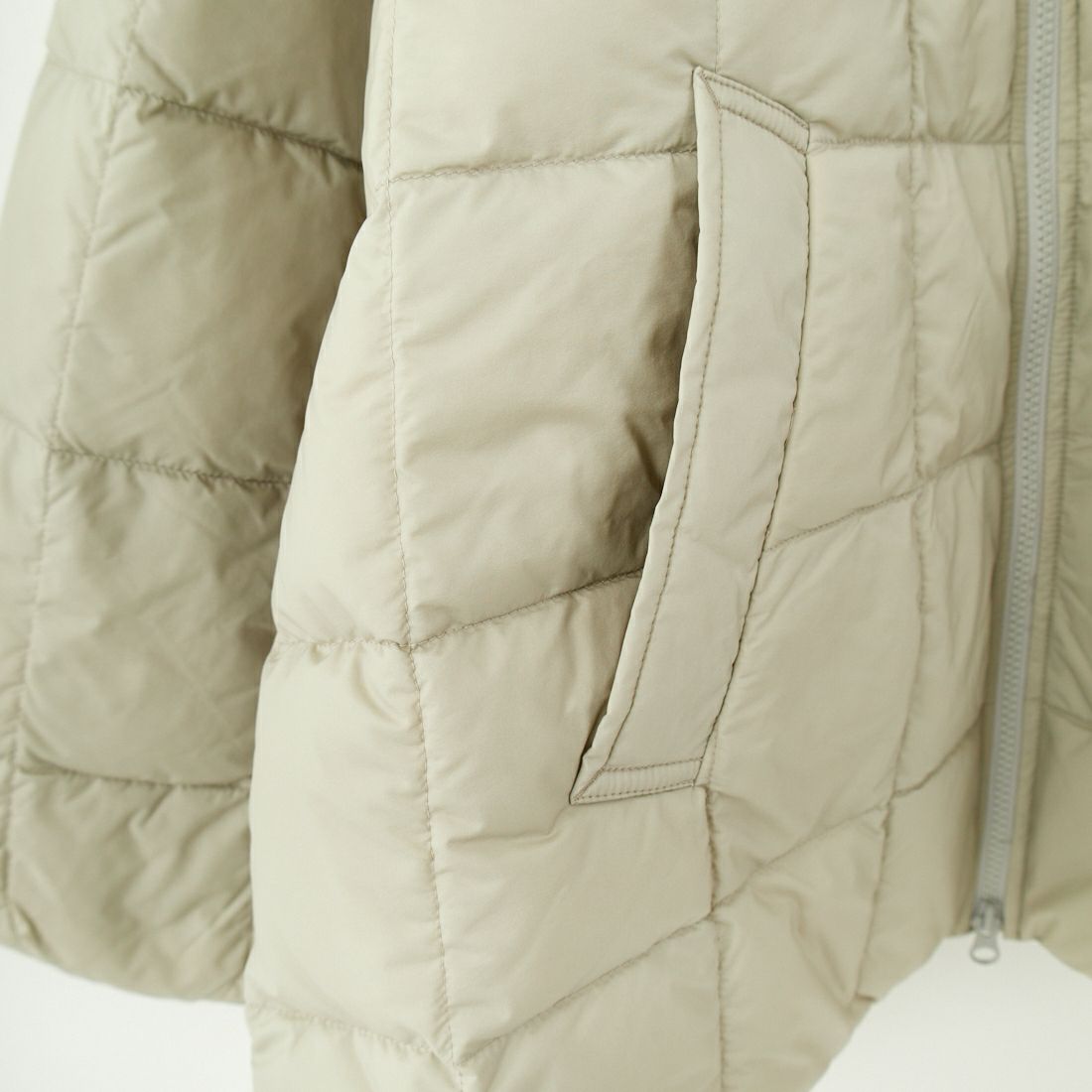 DANTON [ダントン] ダウンフーデッドジャケット [DT-A0567NRP] GREIGE