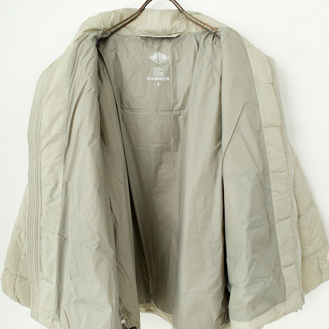 DANTON [ダントン] ダウンフーデッドジャケット [DT-A0567NRP] GREIGE