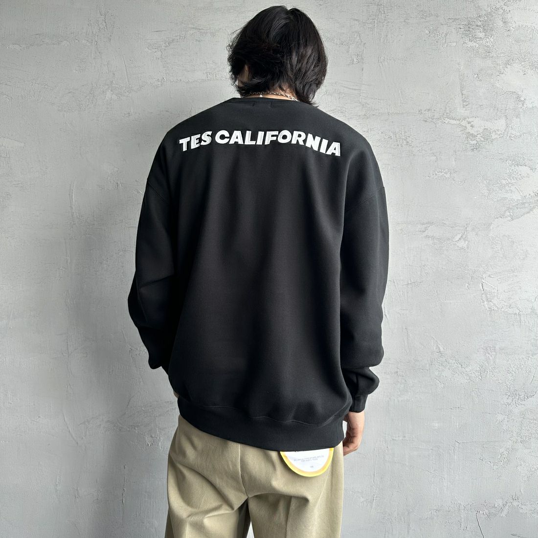 01 BLACK&&モデル身長：179cm 着用サイズ：XL&&