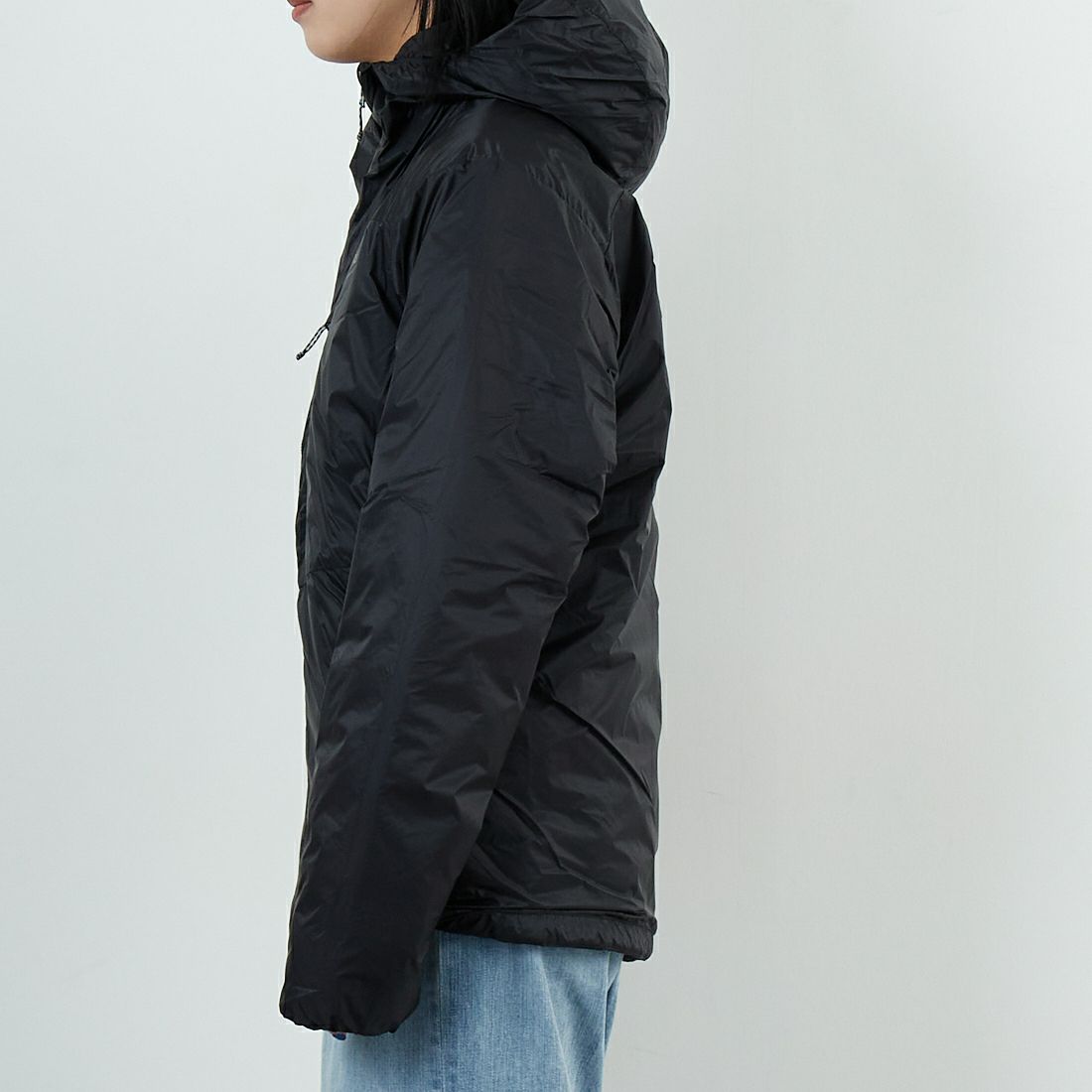 patagonia [パタゴニア] メンズ DASライトフーディ [85301] BLK &&モデル身長：167cm 着用サイズ：XS&&