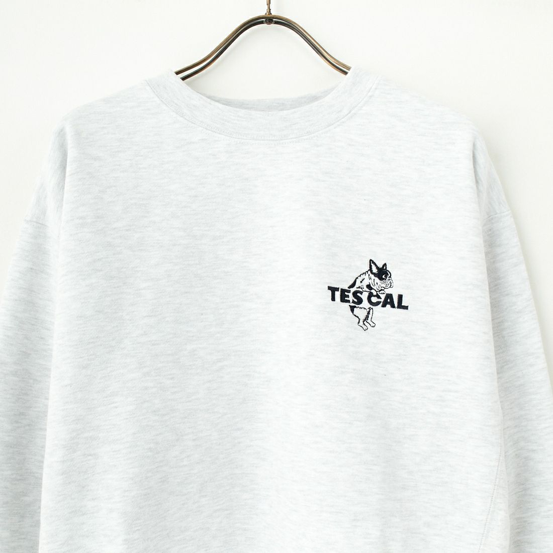 The Endless Summer [エンドレスサマー] 別注 TES CALバックロゴ刺繍スウェット [C-24774505-JF] 03 GRAY