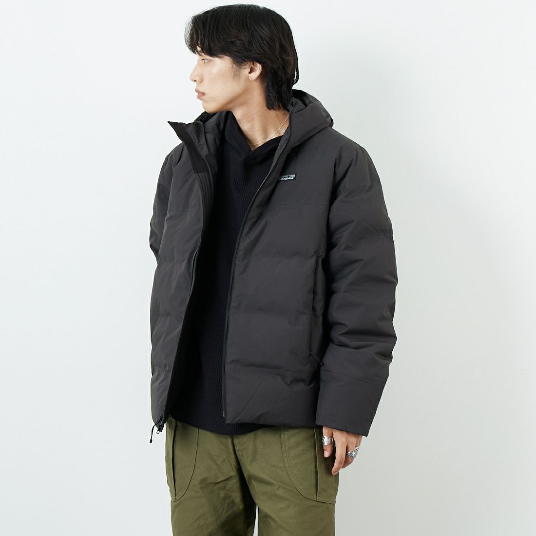 BLK&&モデル身長：179cm 着用サイズ：L&&