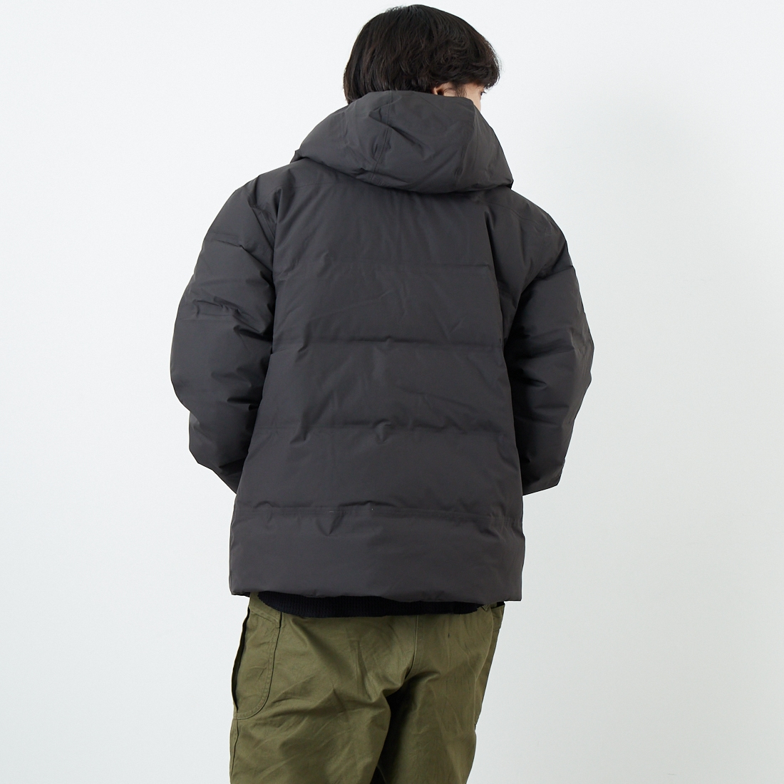 patagonia [パタゴニア] メンズ ジャクソン グレイシャージャケット [27921] BLK &&モデル身長：179cm 着用サイズ：L&&