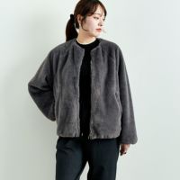 08 ﾁｬｺｰﾙ&&モデル身長：167cm 着用サイズ：F&&