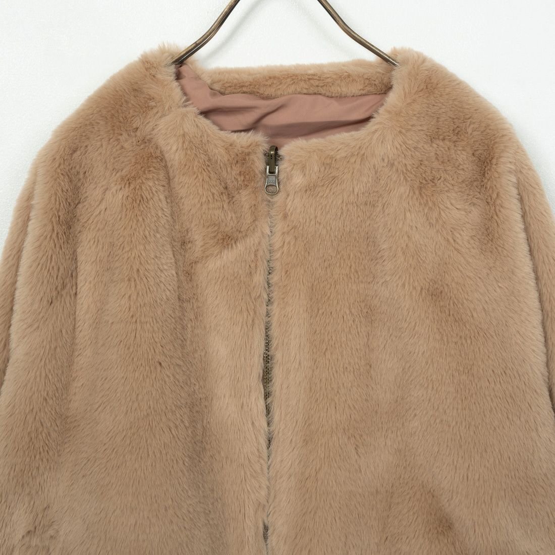 Jeans Factory Clothes [ジーンズファクトリークローズ] リバーシブルフェイクファーブルゾン [147221] 11 ﾍﾞｰｼﾞｭ