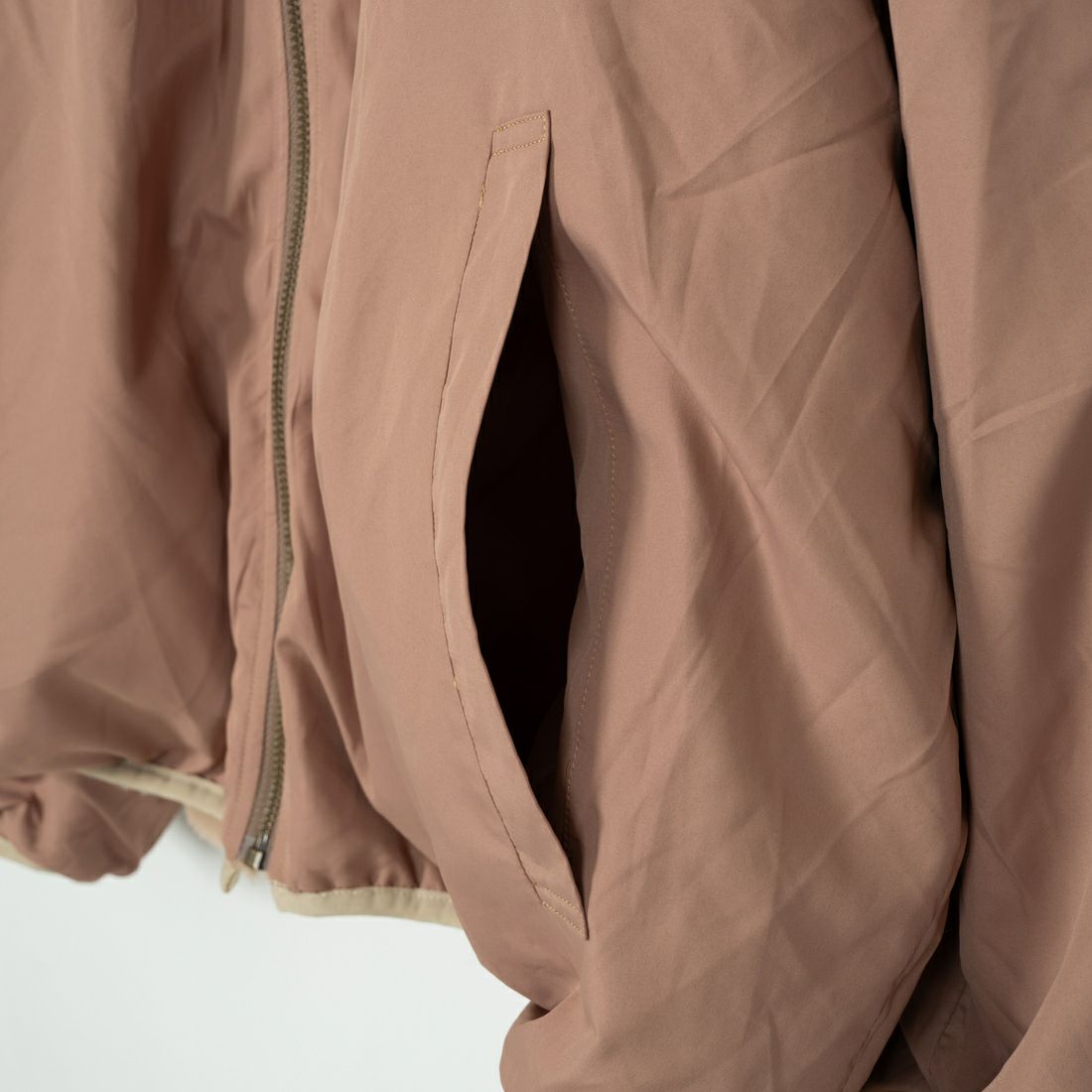 Jeans Factory Clothes [ジーンズファクトリークローズ] リバーシブルフェイクファーブルゾン [147221] 11 ﾍﾞｰｼﾞｭ