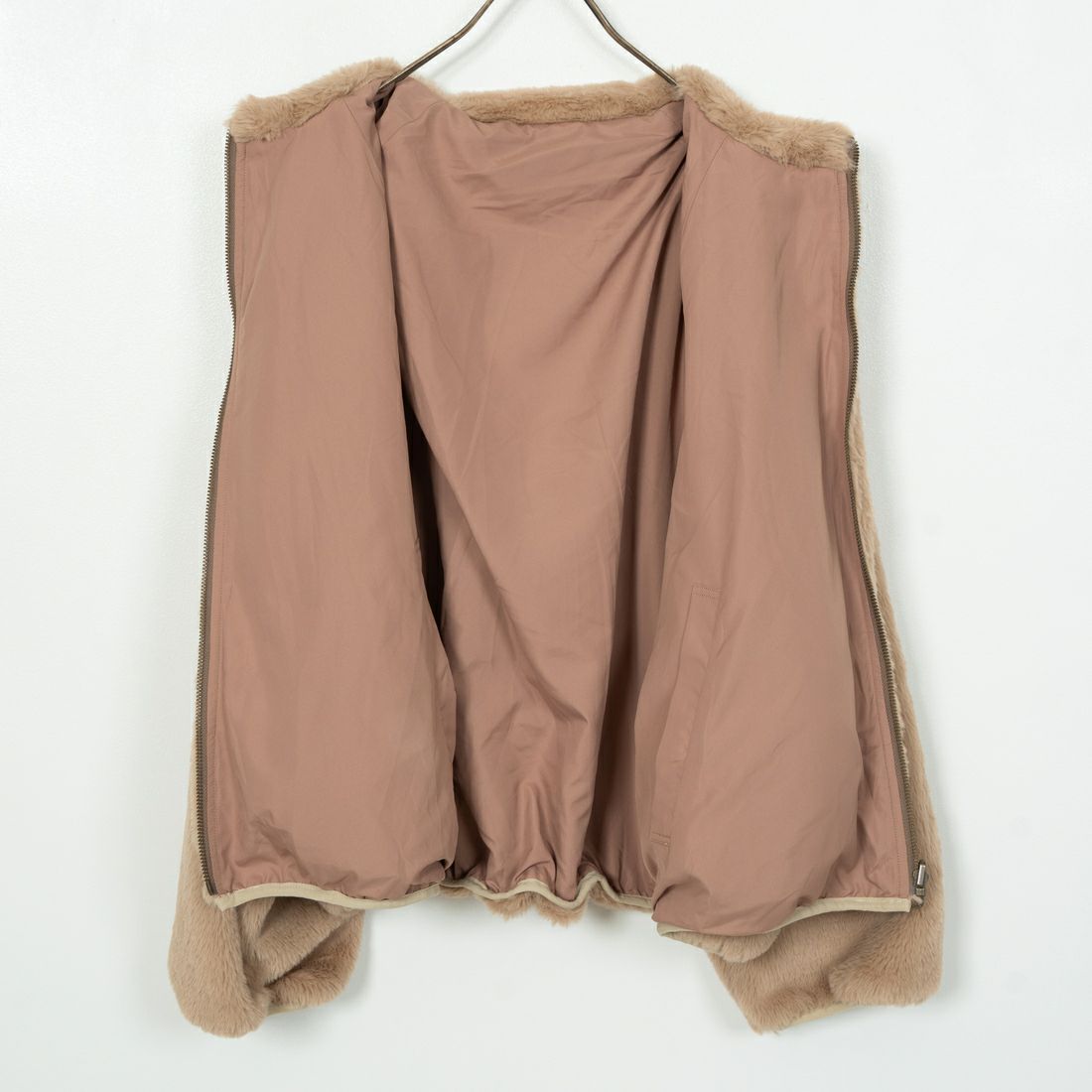 Jeans Factory Clothes [ジーンズファクトリークローズ] リバーシブルフェイクファーブルゾン [147221] 11 ﾍﾞｰｼﾞｭ