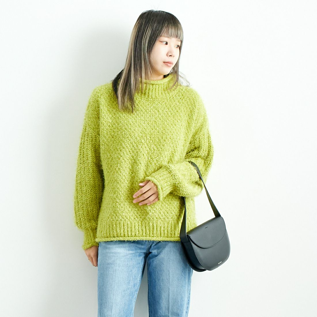 ｲｴﾛｰｸﾞﾘｰﾝ&&モデル身長：167cm 着用サイズ：F&&