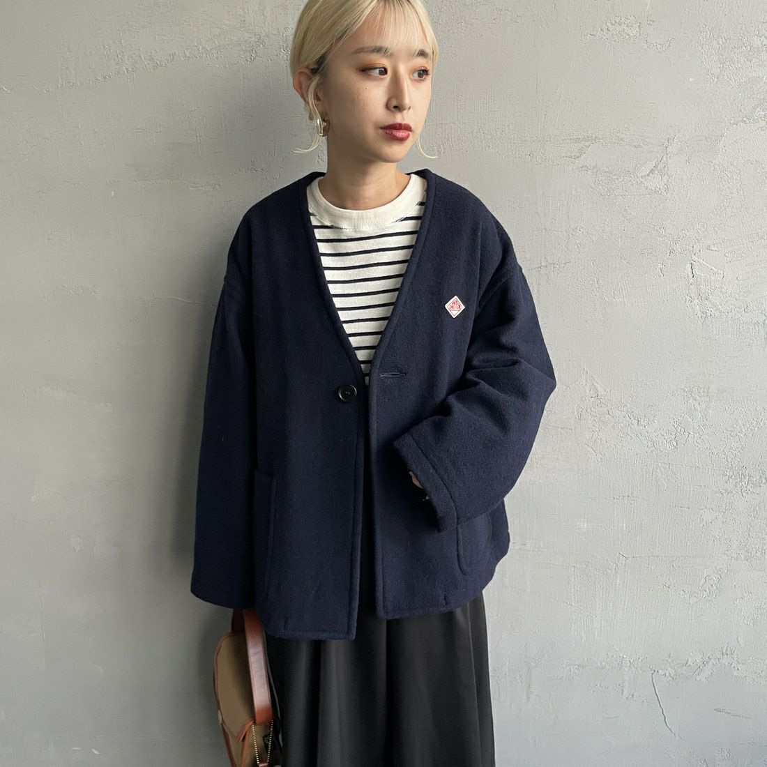 NAVY&&モデル身長：150cm 着用サイズ：34&&