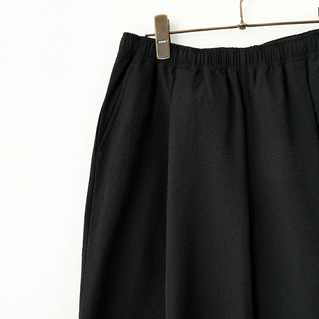 THOUSAND MILE [サウザンド マイル] 別注 シアサッカージャケット&パンツ セットアップ [TM251SS50471-JF] 09 BLACK