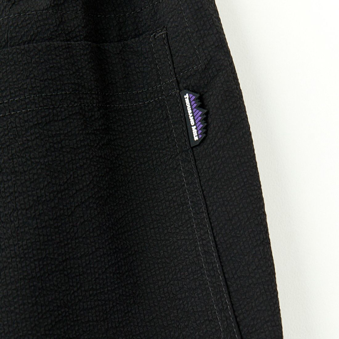 THOUSAND MILE [サウザンド マイル] 別注 シアサッカージャケット&パンツ セットアップ [TM251SS50471-JF] 09 BLACK