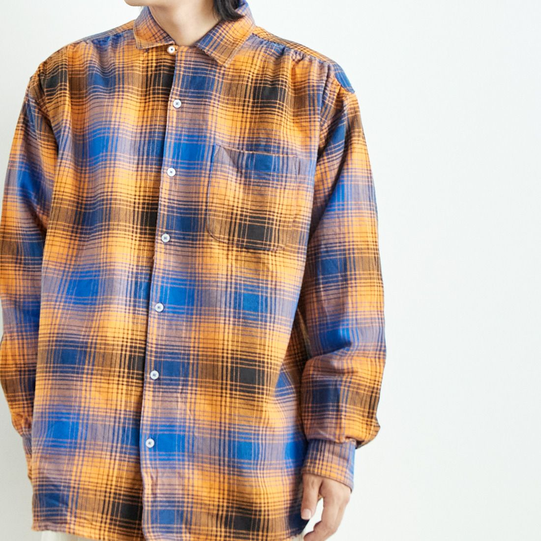 VALTA [ヴァルタ] 別注 シャーリングシャツ [VA24AW3041-JF] CH310 YEL