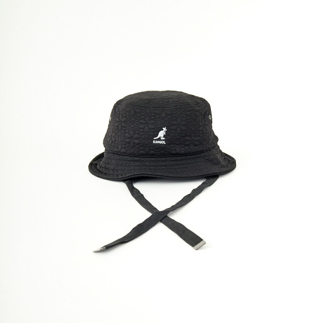 KANGOL [カンゴール] マルチキルト イヤーフラップバケットハット [244069613] 01 BLACK F