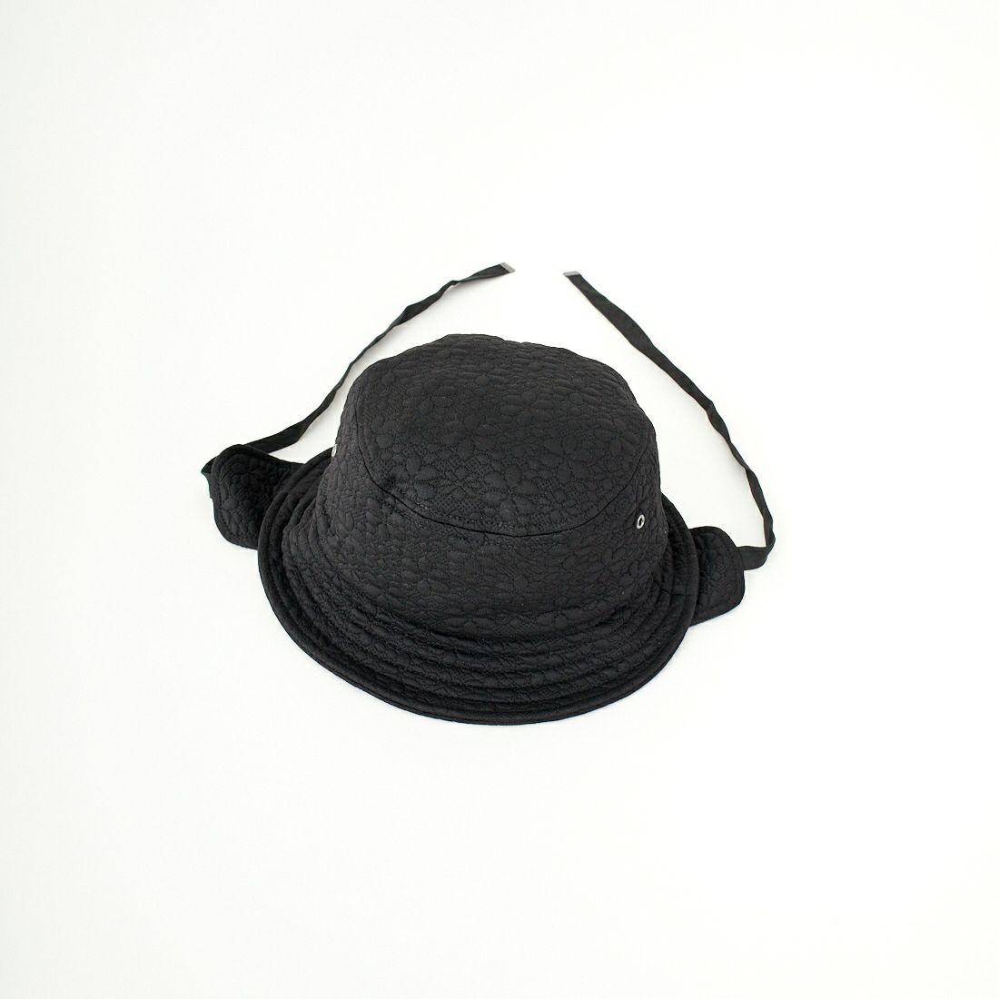 KANGOL [カンゴール] マルチキルト イヤーフラップバケットハット [244069613] 01 BLACK F
