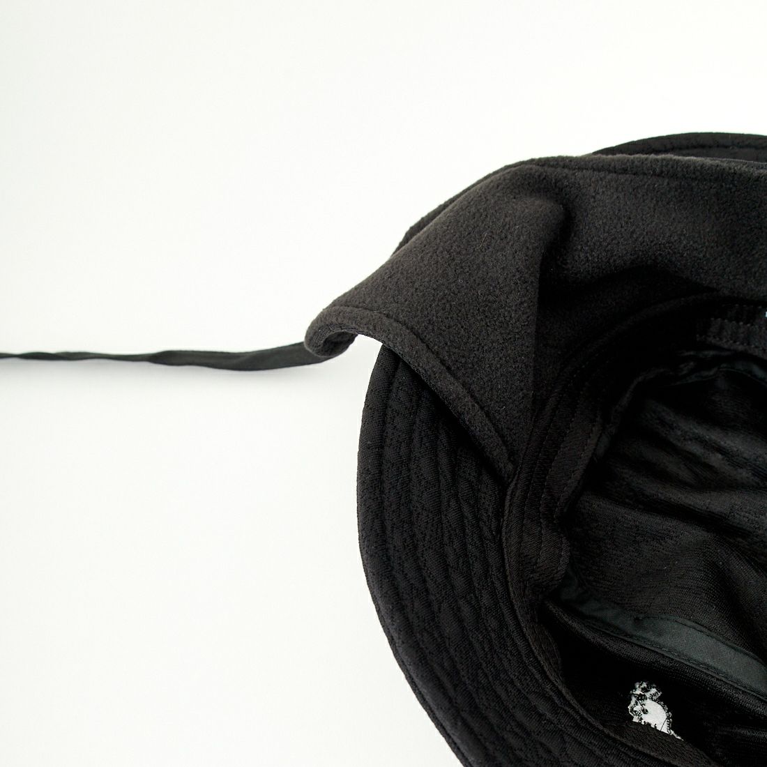 KANGOL [カンゴール] マルチキルト イヤーフラップバケットハット [244069613] 01 BLACK F