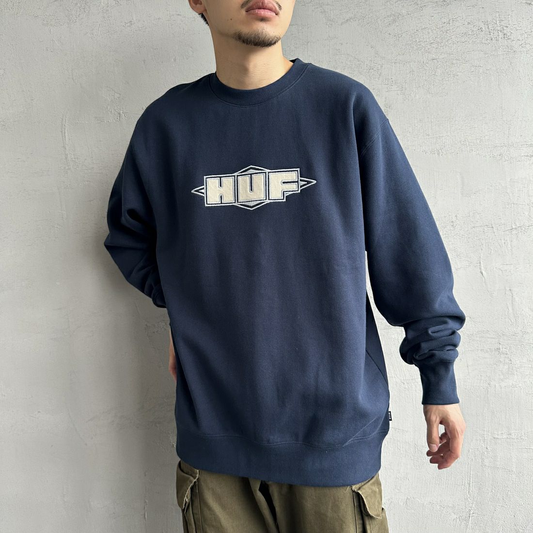 HUF [ハフ] QUALITY クルーネックスウェット [PF00689]