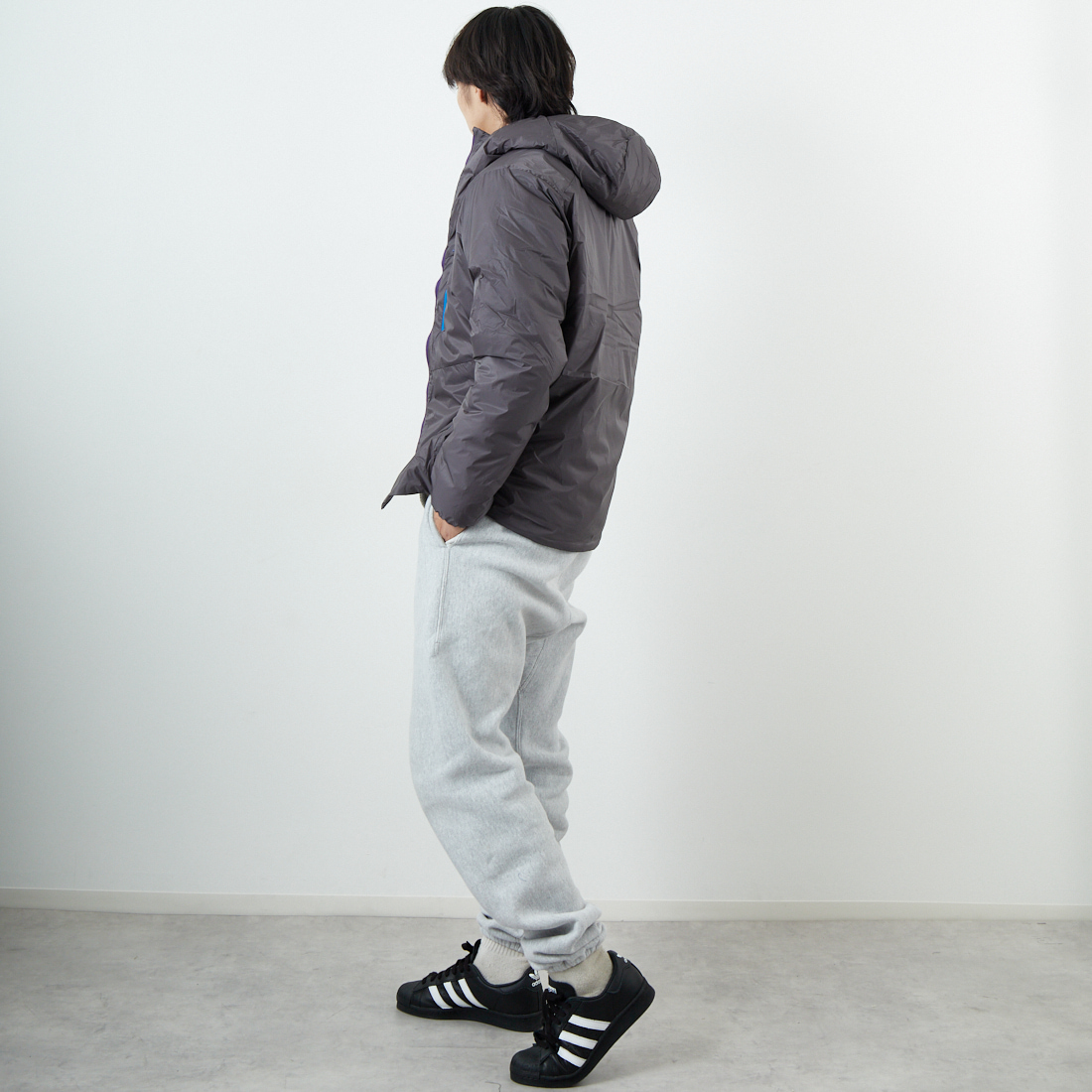 patagonia [パタゴニア] メンズ DASライトフーディ [85301] FGE &&モデル身長：179cm 着用サイズ：M&&