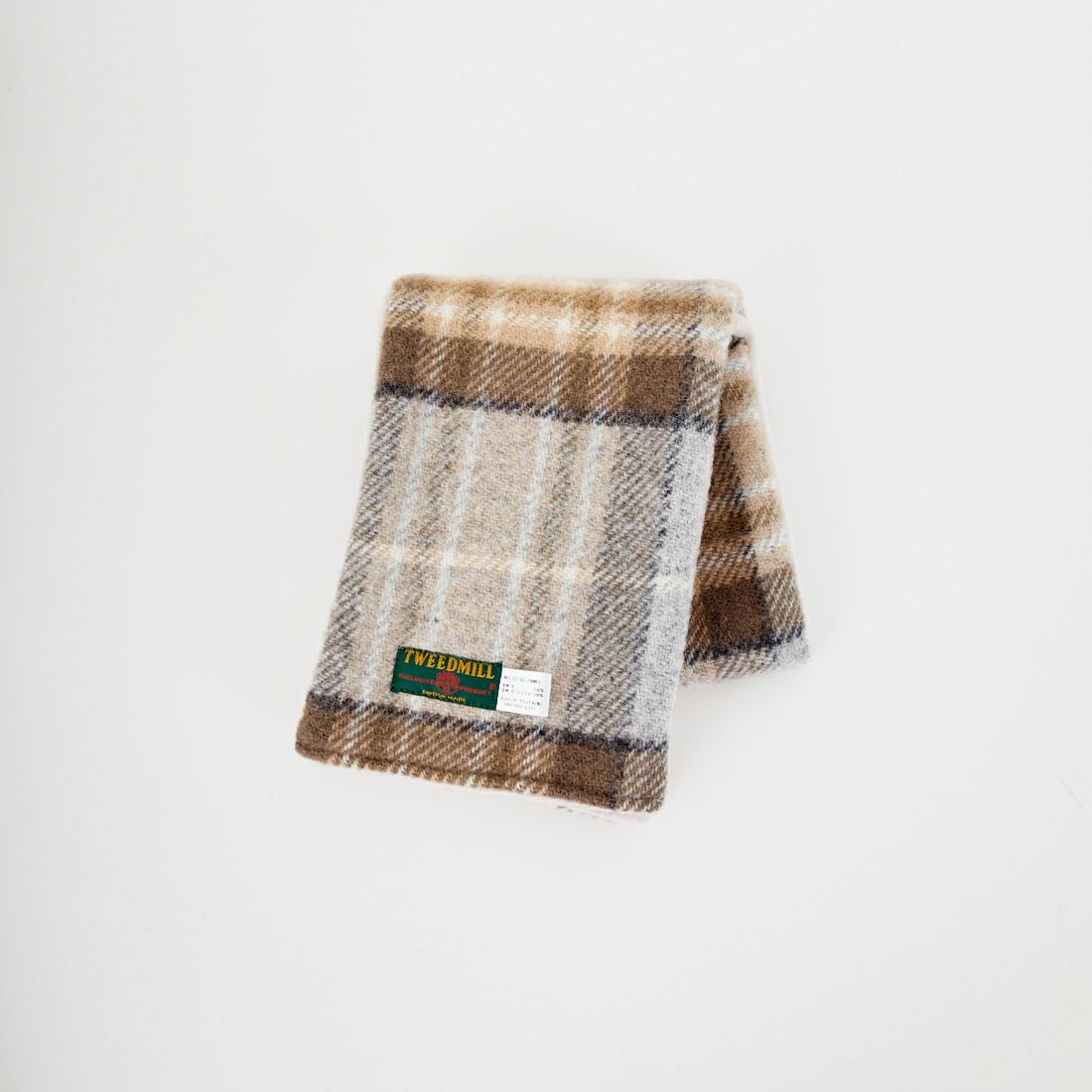 TWEED MILL [ツィードミル] 別注 チェック×フリース リバーシブル差し込みマフラー [17-93-PNWFL-JF] MCKELLAR/O