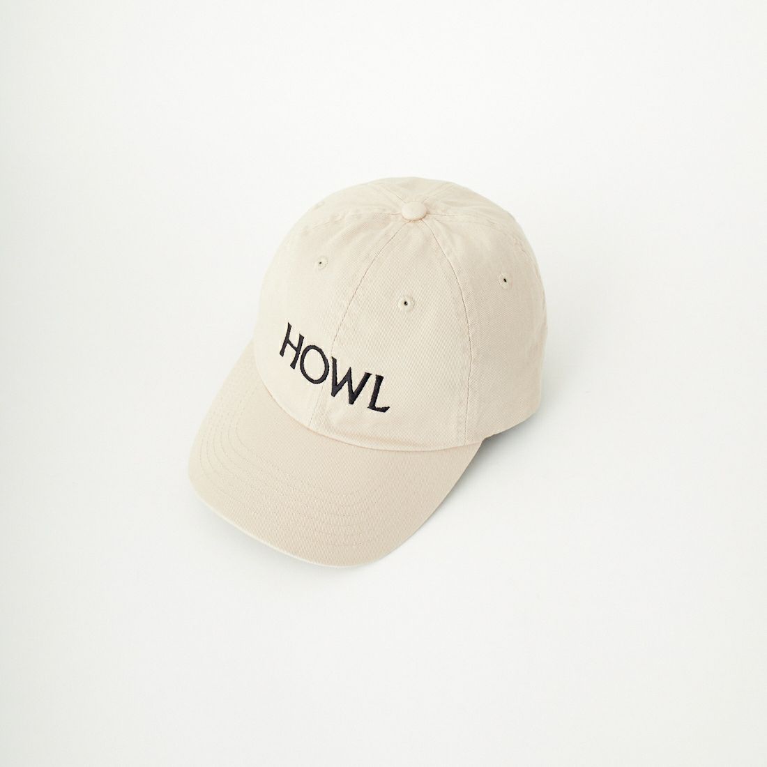 City Lights Bookstore [シティライツ ブックストア] ロゴ刺繍キャップ [CL-CAP01] HOWL/KHAKI