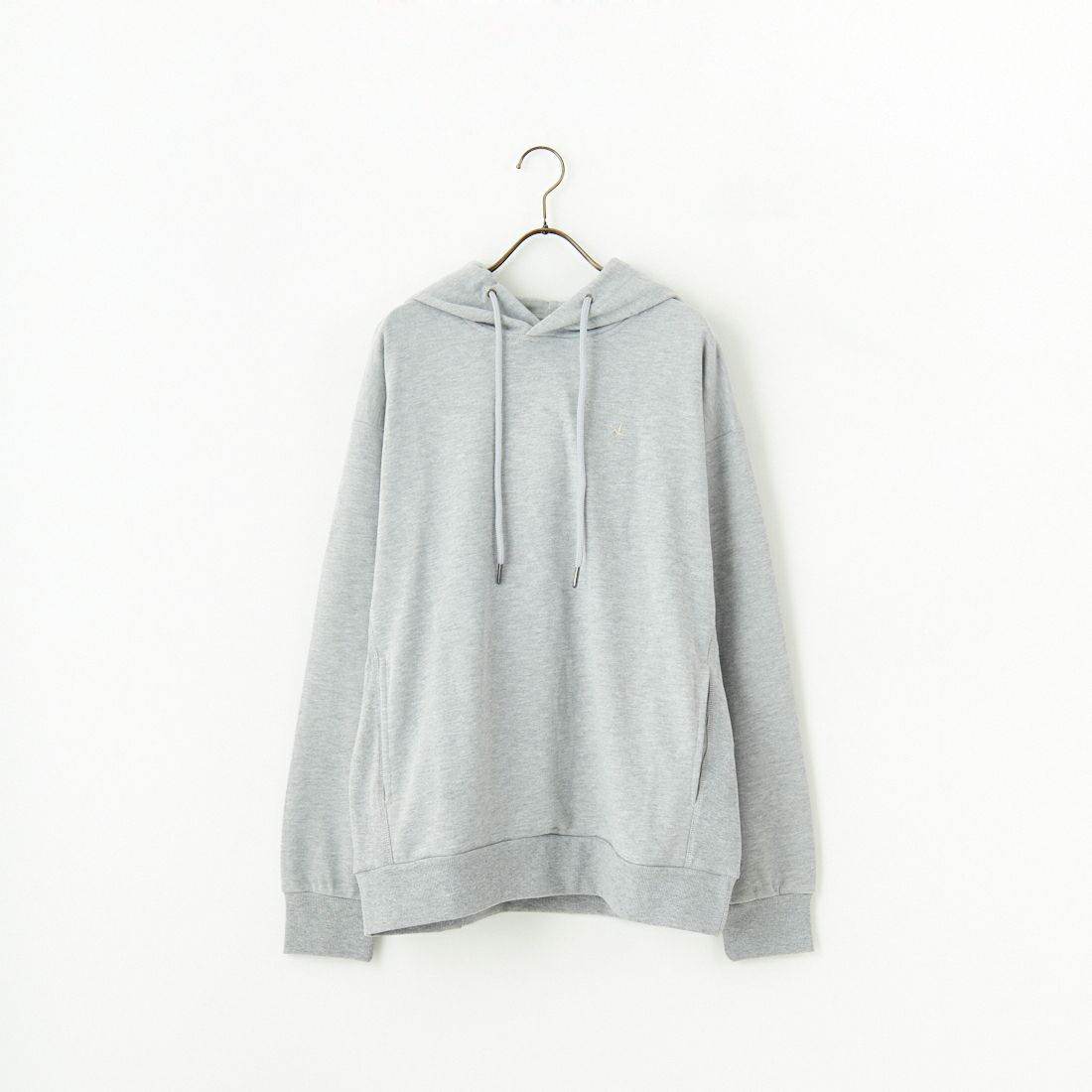 1PIU1UGUALE3 RELAX [ウノ ピゥ ウノ ウグァーレ トレ] 別注 バックロゴ刺繍 スウェットパーカー [USO-24121IN-JF] GRAY