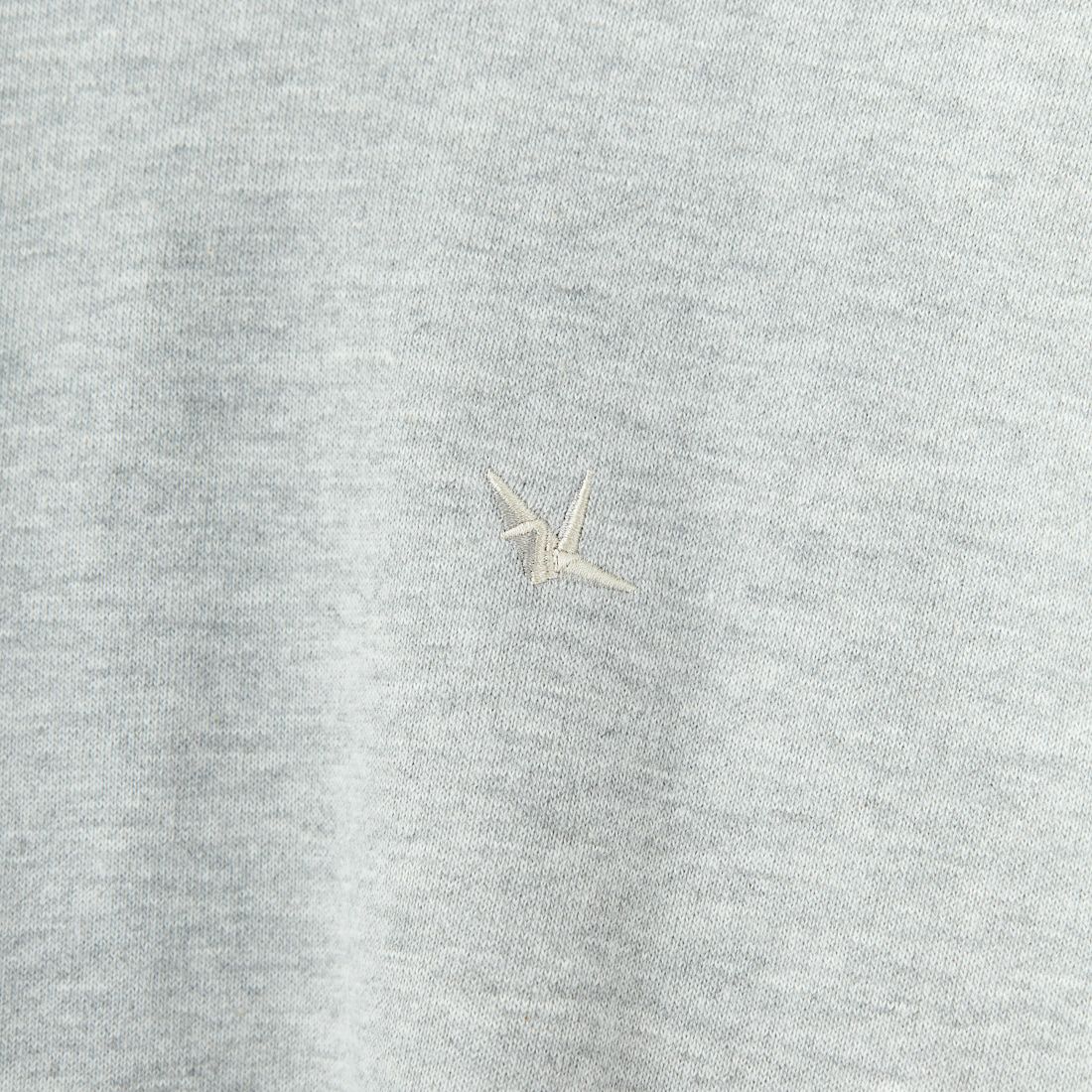 1PIU1UGUALE3 RELAX [ウノ ピゥ ウノ ウグァーレ トレ] 別注 バックロゴ刺繍 スウェットパーカー [USO-24121IN-JF] GRAY