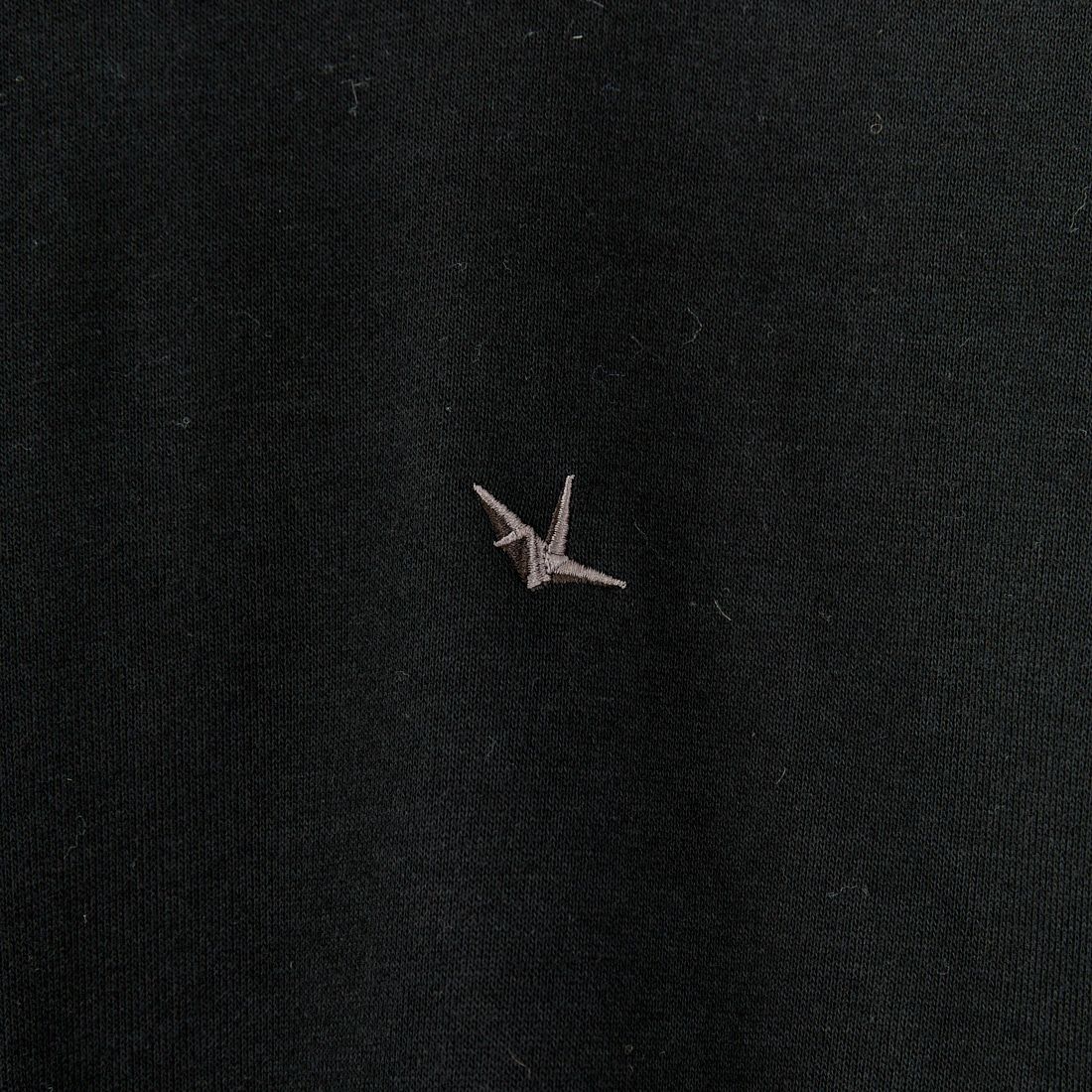 1PIU1UGUALE3 RELAX [ウノ ピゥ ウノ ウグァーレ トレ] 別注 バックロゴ刺繍 スウェットパーカー [USO-24121IN-JF] BLACK