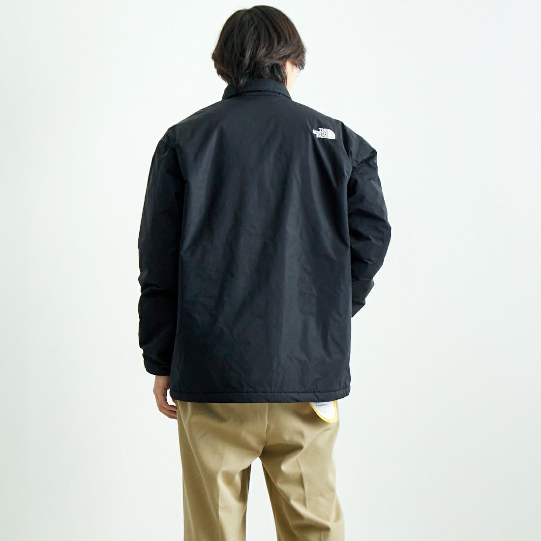 THE NORTH FACE [ザ ノースフェイス] インサレーテッドコーチジャケット [NY82450] K &&モデル身長：179cm 着用サイズ：L&&