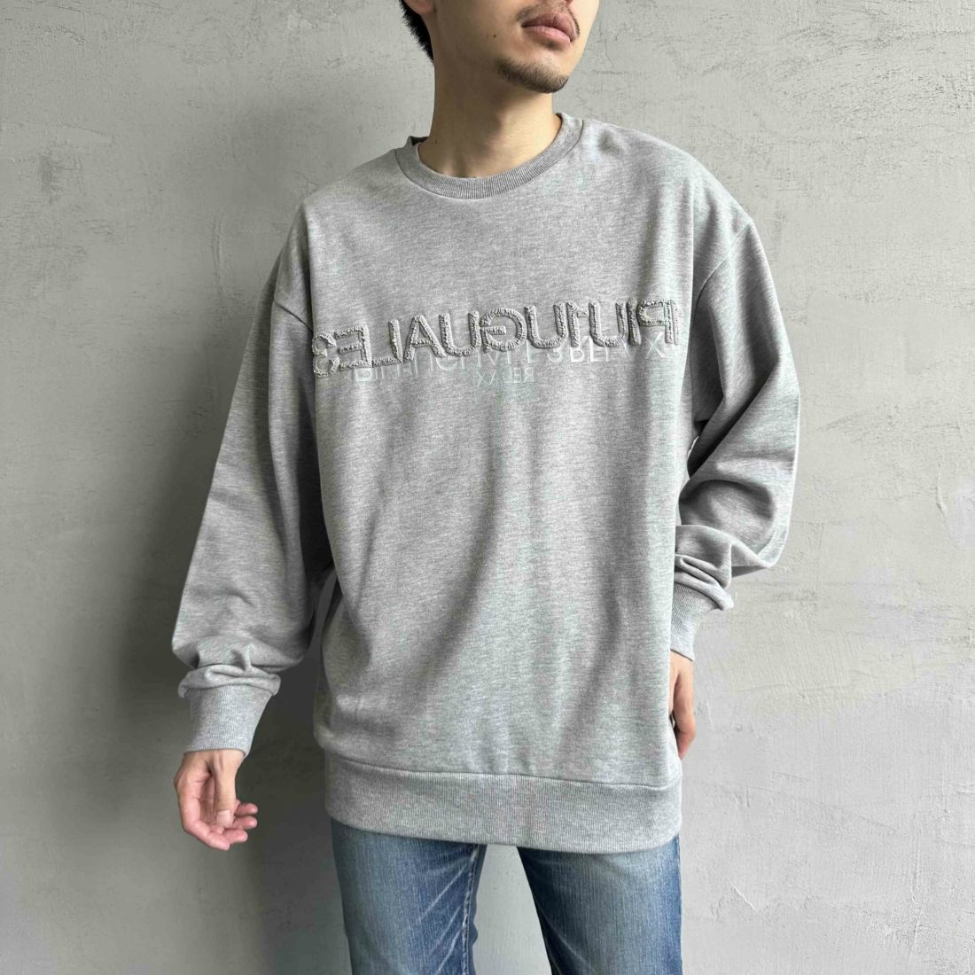 GRAY&&モデル身長：168cm 着用サイズ：L&&