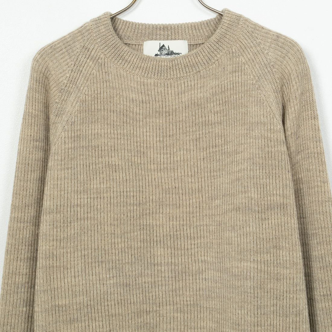 Vincent et Mireille [ヴァンソン エ ミレイユ] クルーネックセーター [VM242WA13010] 21 NATURAL