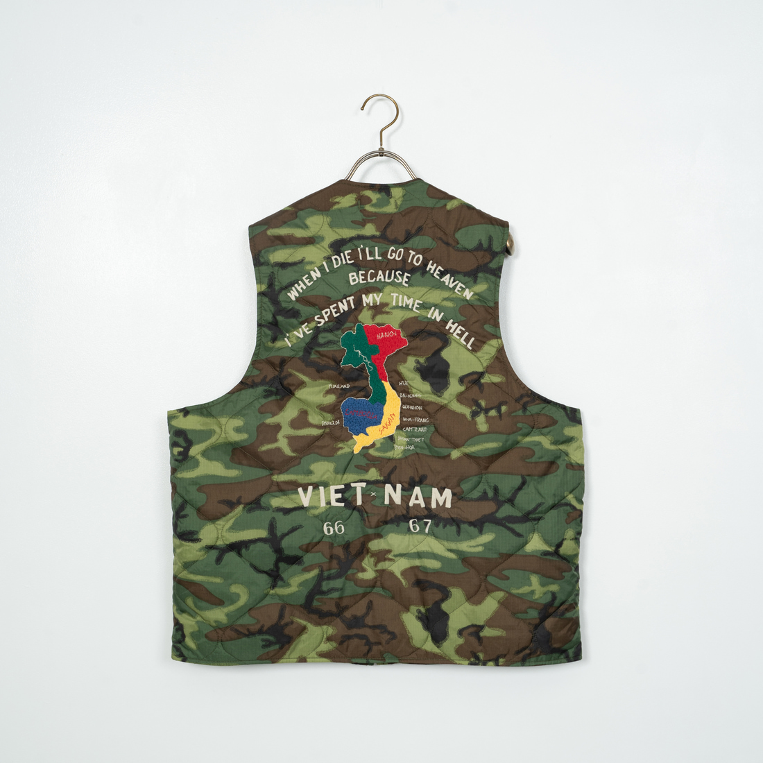 TAILOR TOYO [テーラートウヨウ] ベトナムライナーベスト [TT15549] 198 CAMO