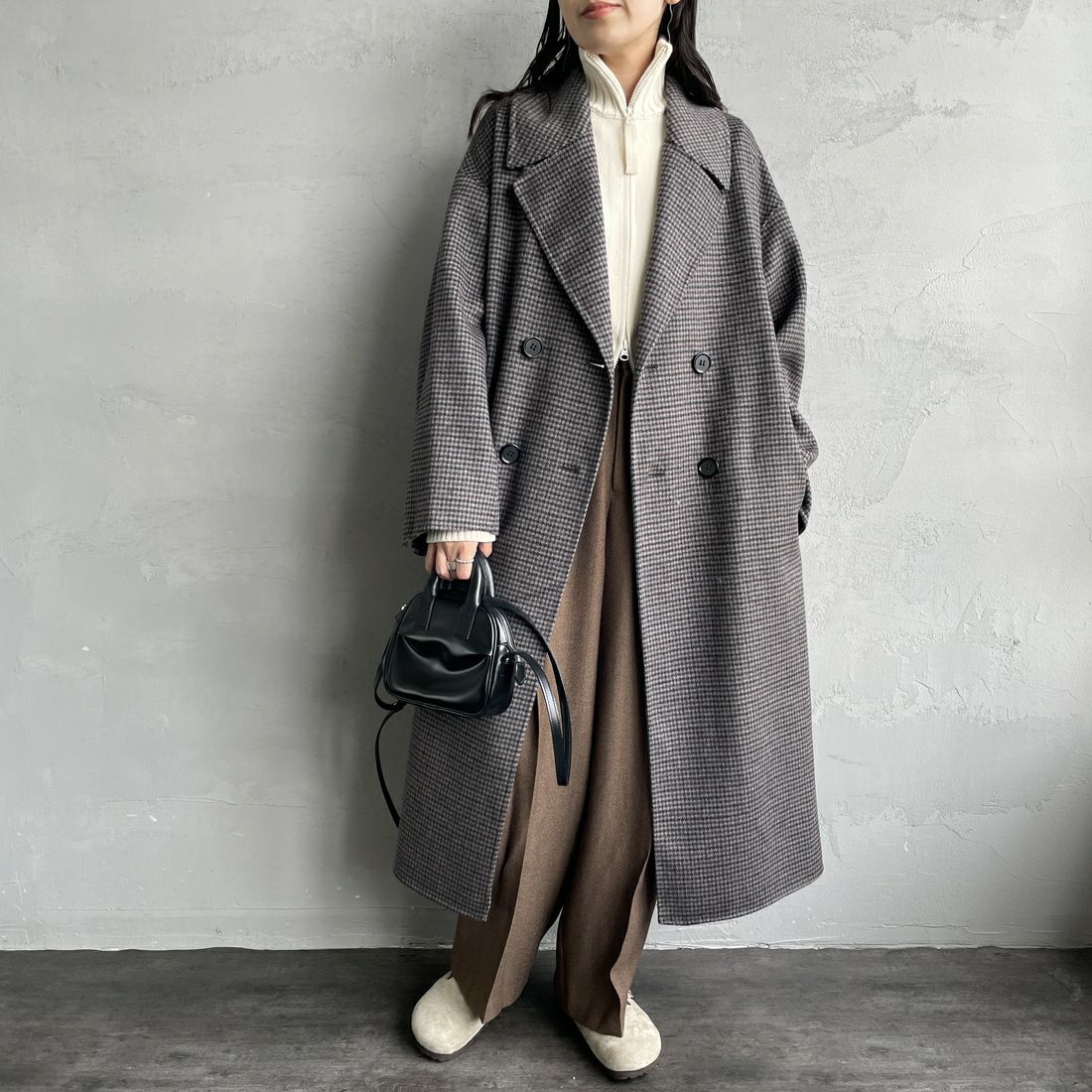 le glazik [ルグラジック] リバーダブルブレステッドコート [LG