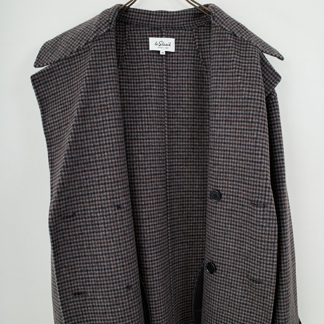 le glazik [ルグラジック] リバーダブル ブレステッドコート [LG-A0451LWW] BLK/BRN GU