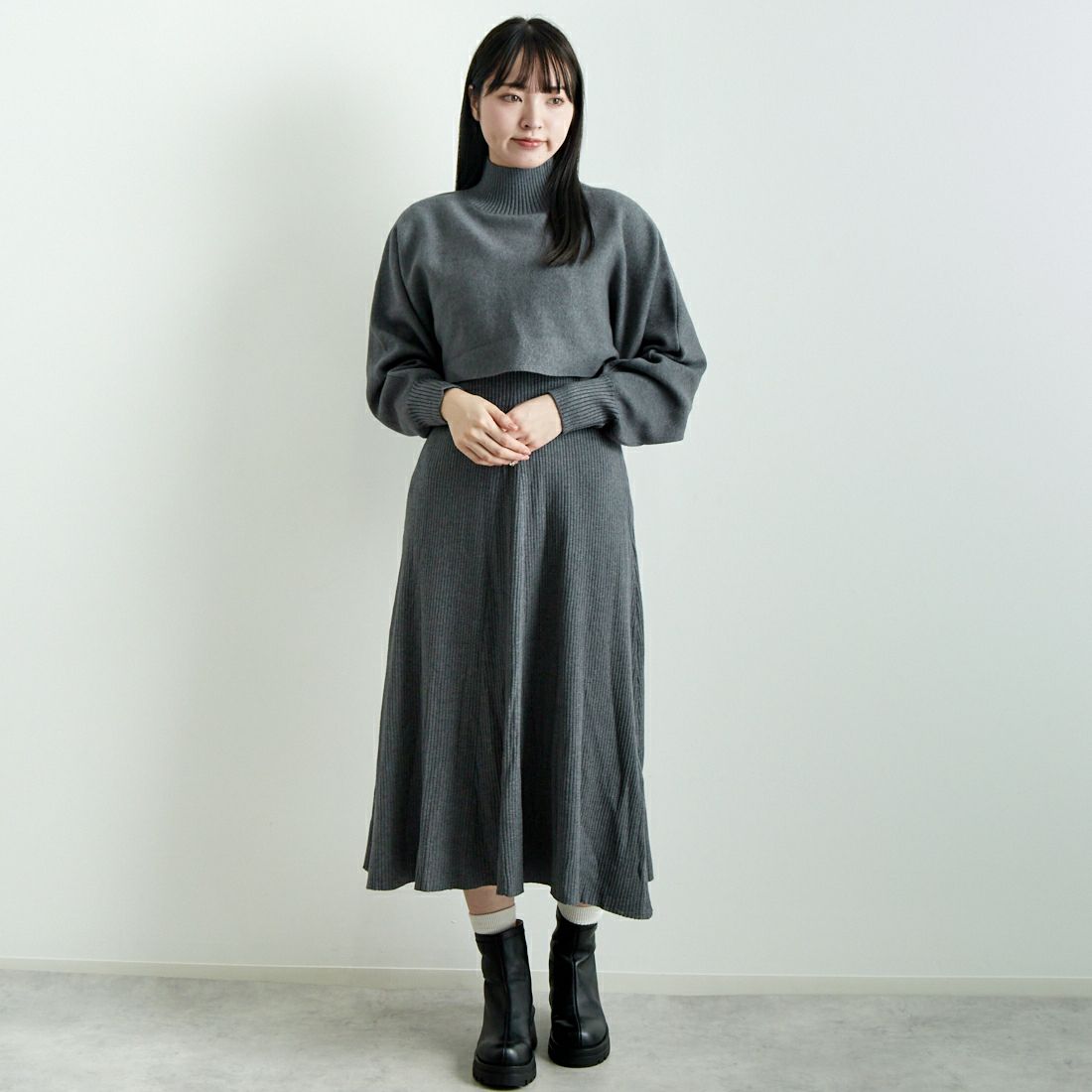 ﾁｬｺｰﾙ&&モデル身長：167cm 着用サイズ：2&&