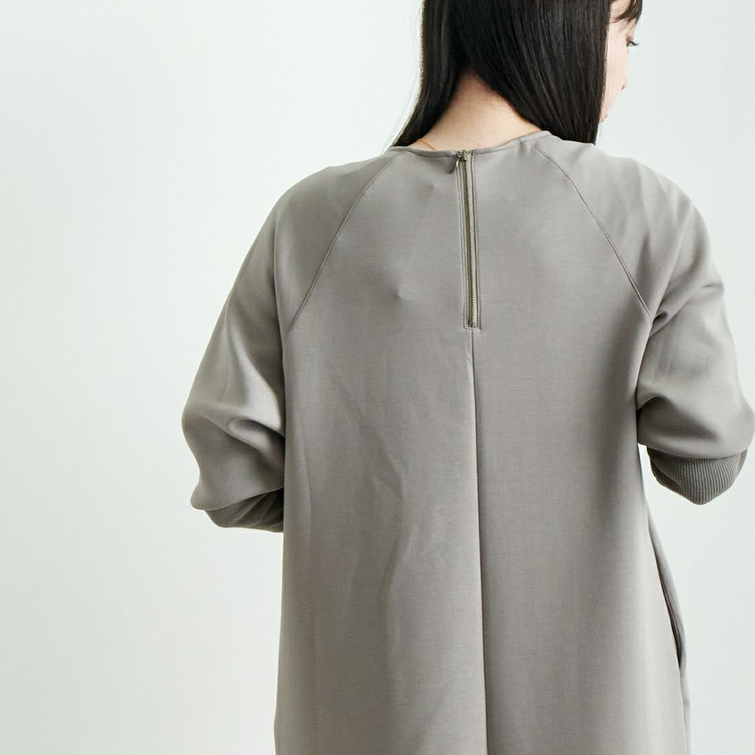 CLOCHE [クロシェ] ダンボール袖リブワンピース [45085033]｜ジーンズ  