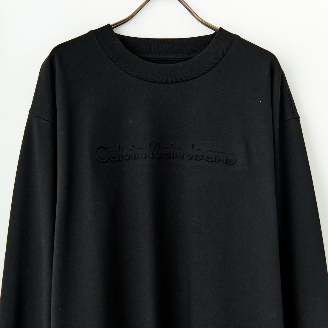 Calvin Klein [カルバンクライン] レギュラーインスティ ロゴロングスリーブTシャツ [J326597] BEH