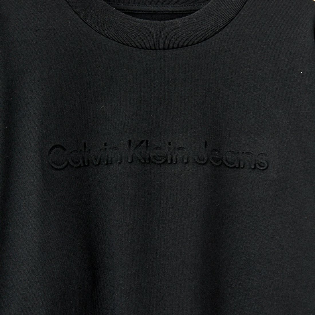 Calvin Klein [カルバンクライン] レギュラーインスティ ロゴロングスリーブTシャツ [J326597] BEH