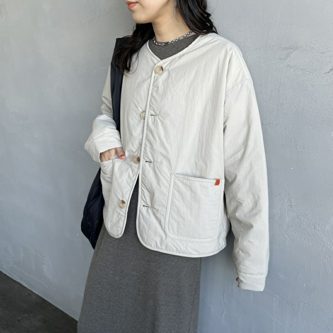 L.GRAY&&モデル身長：160cm 着用サイズ：F&&