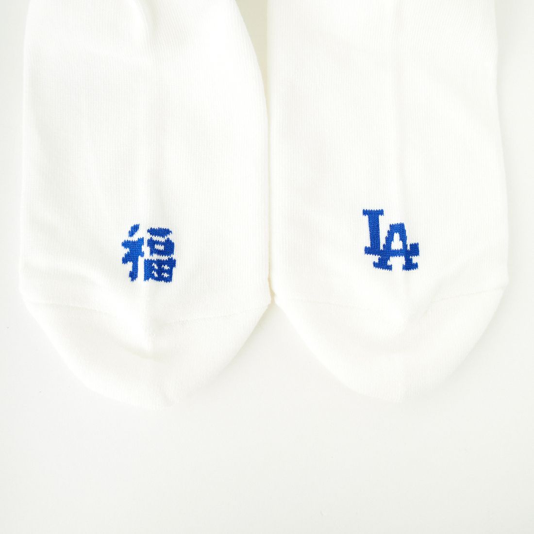MLB × ROSTER SOX [エムエルビー × ロスターソックス] MLB 福ソックス [MLB-218] WH-DODGERS