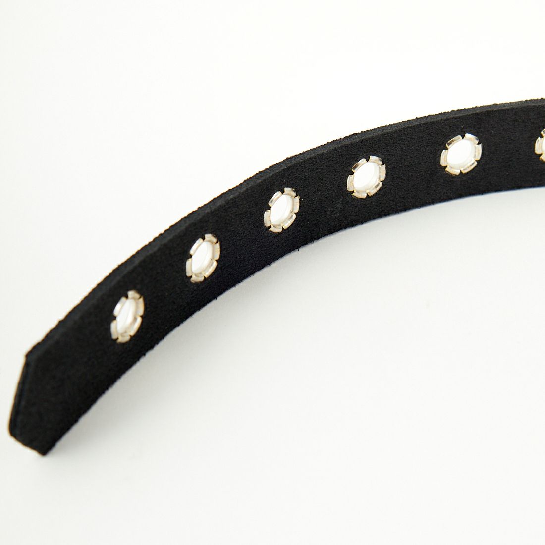 FUNK PLUS [ファンクプラス] レザーアイレットベルト [LEATHER-EYELET125] BLACK