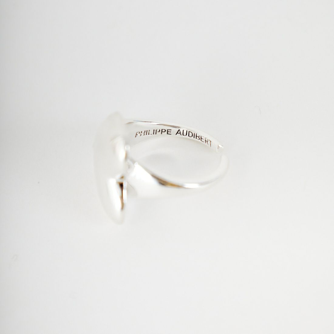 PHILIPPE AUDIBERT [フィリップ オーディベール] WANDA SIMPLE COEUR LATION ハートモチーフ シルバーリング [BG5412] SILVER
