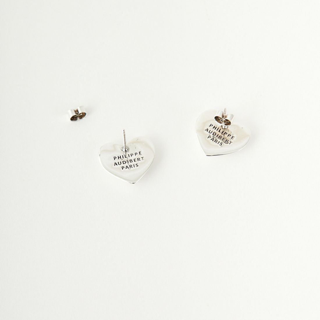 PHILIPPE AUDIBERT [フィリップ オーディベール] WANDA LATION ハートモチーフシルバーピアス [BO5302] SILVER