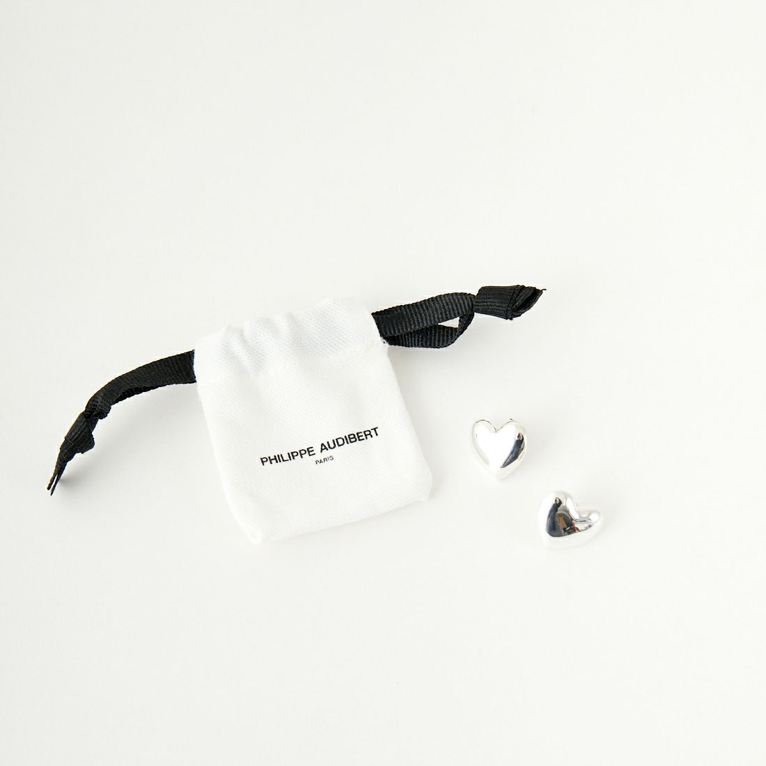 PHILIPPE AUDIBERT [フィリップ オーディベール] WANDA LATION ハートモチーフシルバーピアス [BO5302] SILVER