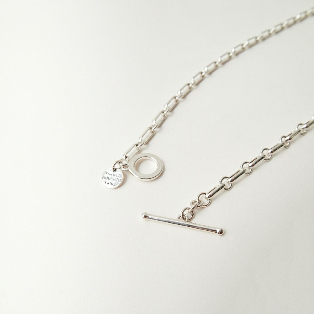 PHILIPPE AUDIBERT [フィリップ オーディベール] DAKOTA LATION シルバーネックレス [CO5128] SILVER