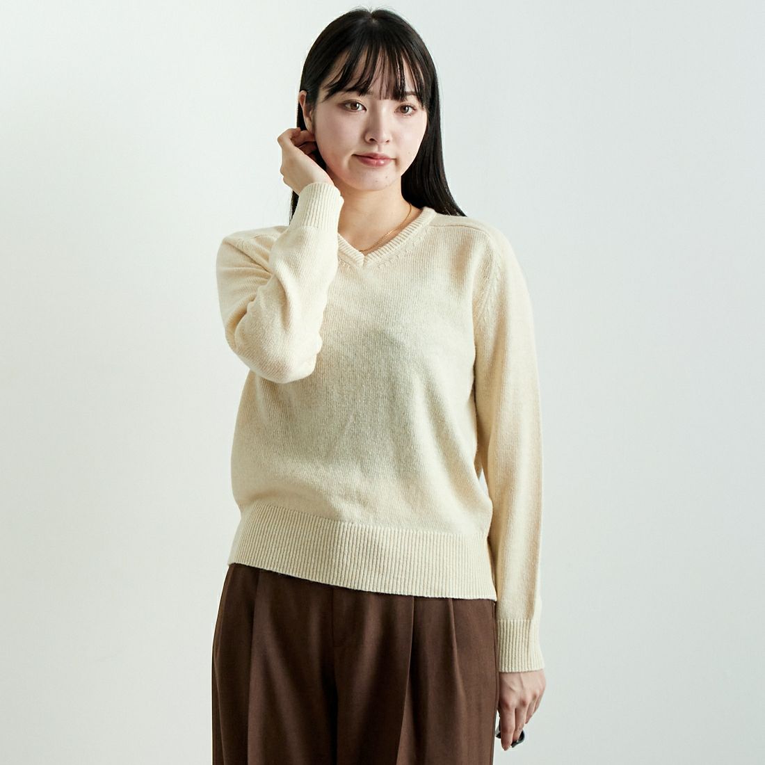 IVORY&&モデル身長：167cm 着用サイズ：F&&