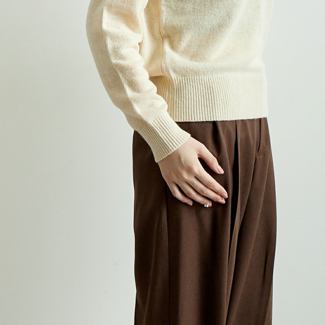 Jeans Factory Clothes [ジーンズファクトリークローズ] スタンダードVネックニット [24FW-IN-001] IVORY