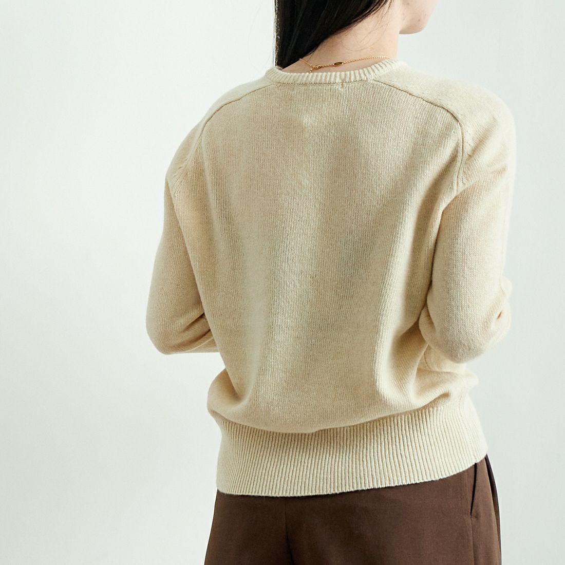 Jeans Factory Clothes [ジーンズファクトリークローズ] スタンダードVネックニット [24FW-IN-001] IVORY