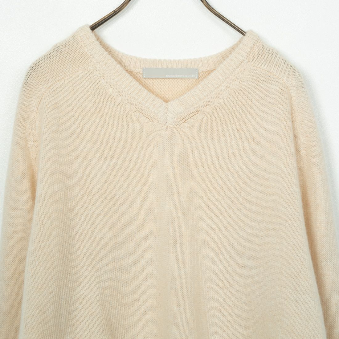 Jeans Factory Clothes [ジーンズファクトリークローズ] スタンダードVネックニット [24FW-IN-001] IVORY