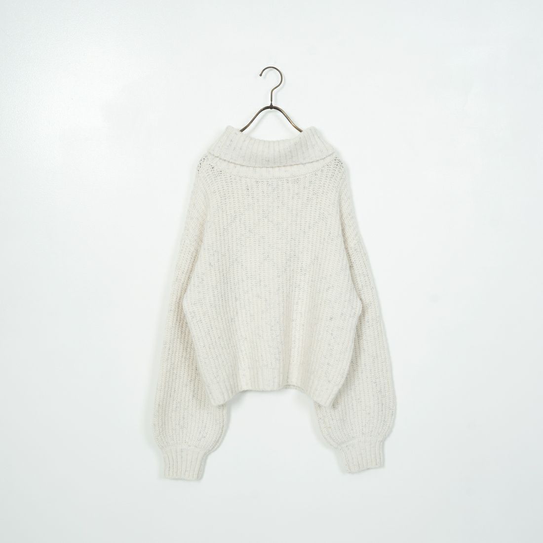 Jf Ready Made [ジェイエフレディメイド] ラメホイルタートルネックプルオーバー [3224431] ｵﾌﾎﾜｲﾄ