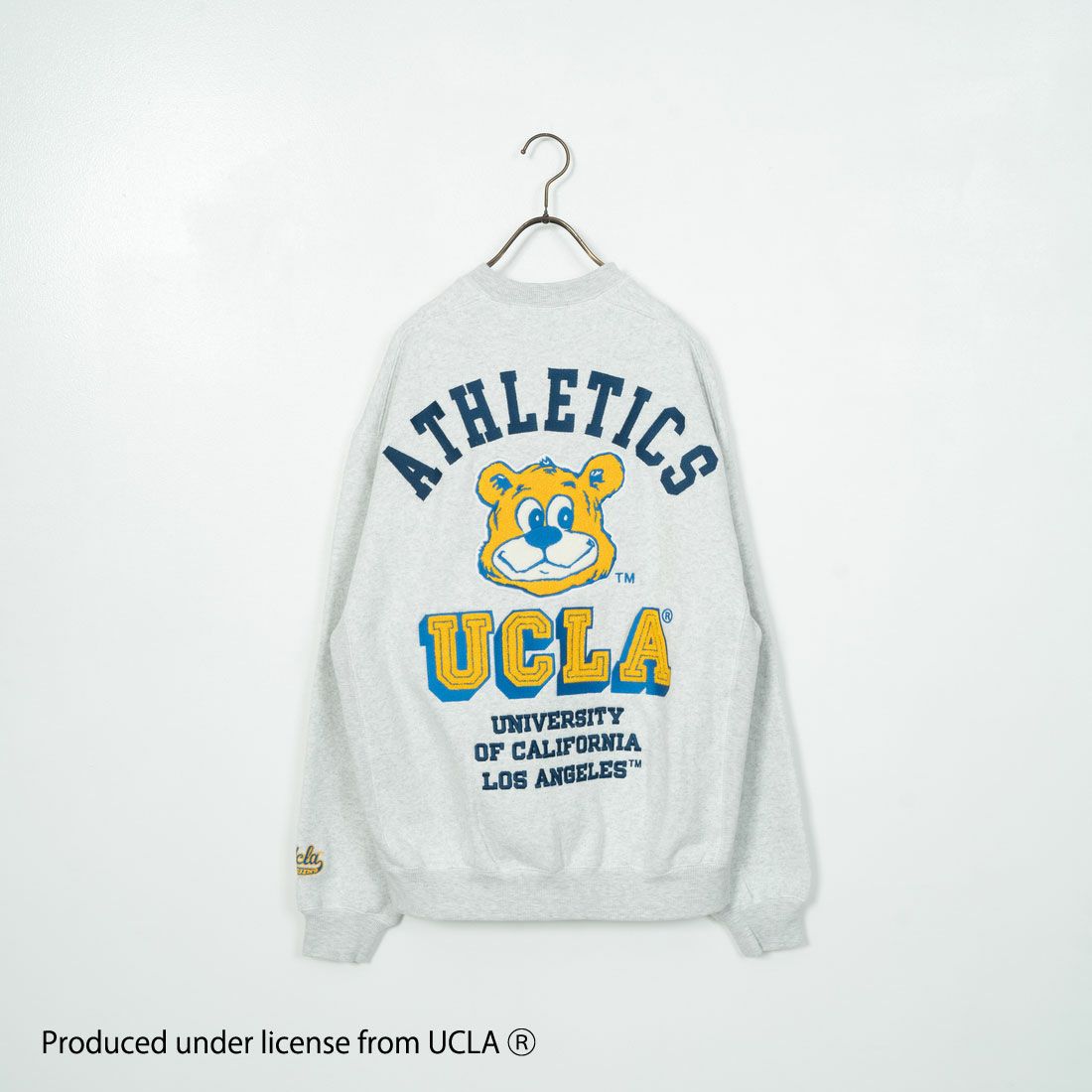 UCLA [ユーシーエルエー] サガラ刺繍ロゴ クルーネックスウェット [244AN2TR024]